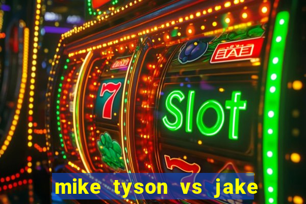 mike tyson vs jake paul assistir online